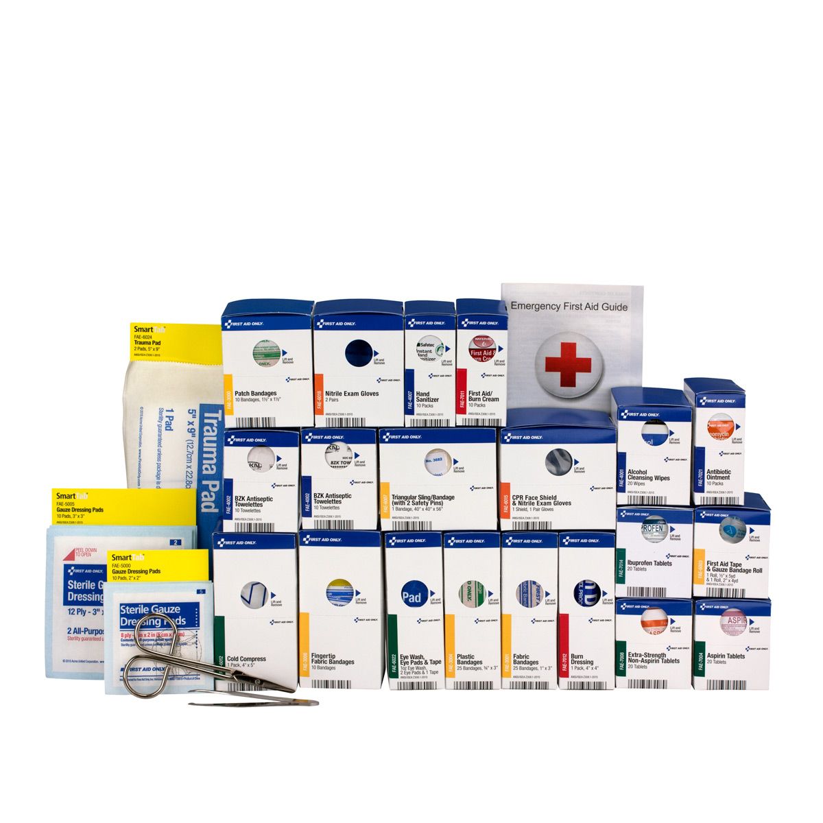 First Aid Only Large SmartCompliance First Aid Refill Pack ANSI A+ With Medication 90613 First Aid Only Large SmartCompliance First Aid Refill Pack ANSI A+ With Medication 90613